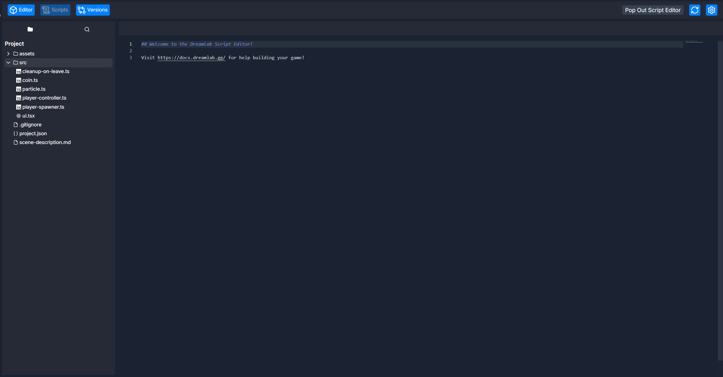 Script Editor overview